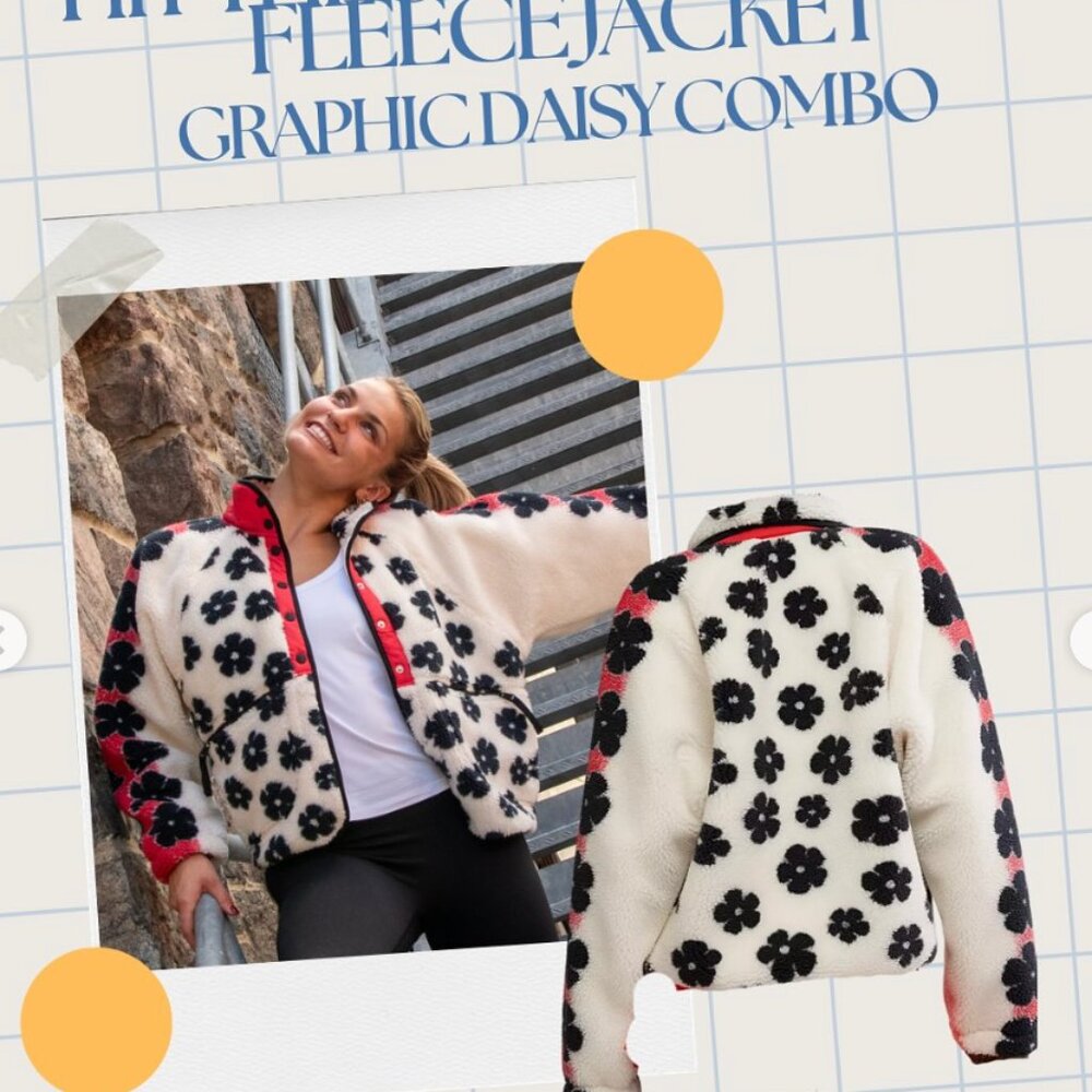 Free People Hit the Slopes Printed Fleece Jacket 🌺 - Picture 2 of 10